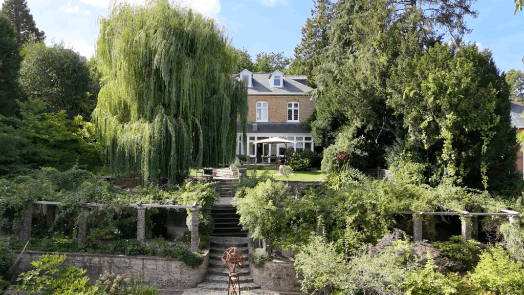 The Victorian residence and its grounds